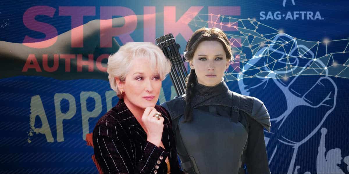 sag-aftra members send letter including jennifer lawrence meryl streep asking for strike against ai