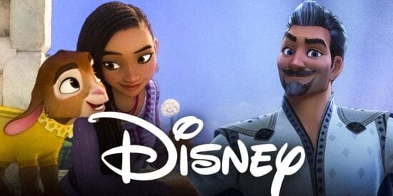 (L-R) Asha (Ariana DeBose) and King Magnifico (Chris Pine) in 'Wish' (2023); Movie Scenes