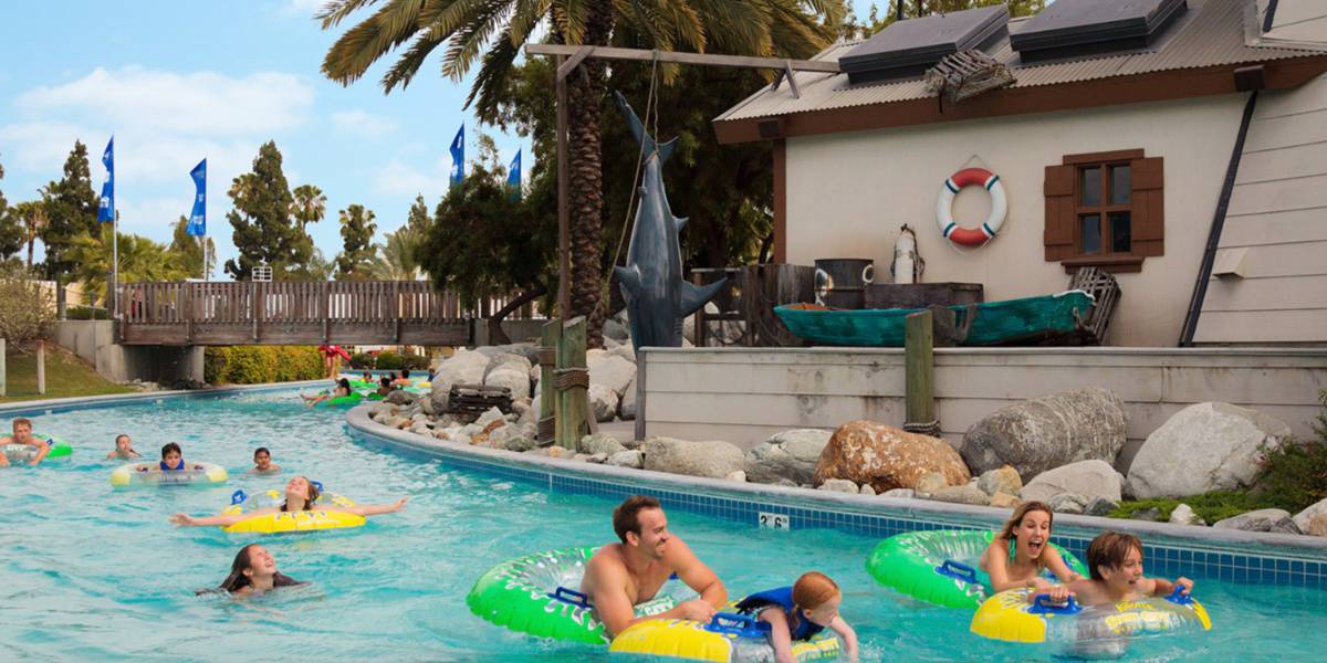 Sunset River at Soak City in Knott's Berry Farm