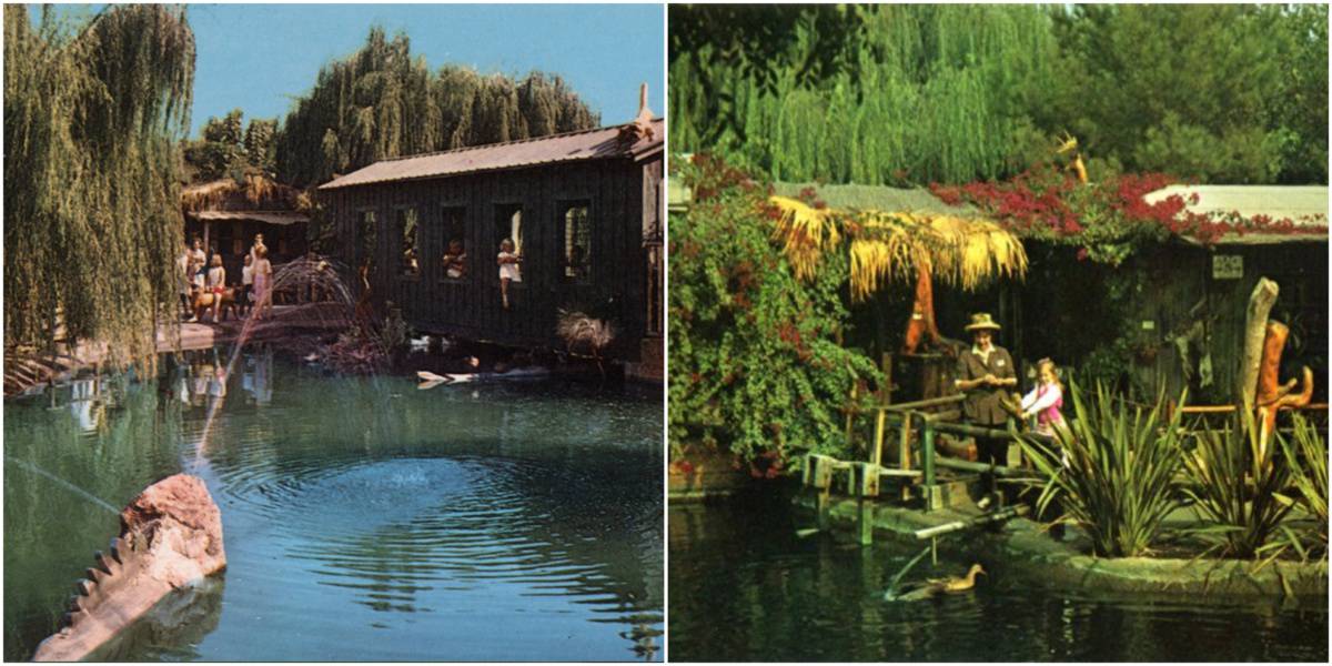 Jungle Island hunts near the lagoon by Knott's Berry Farm