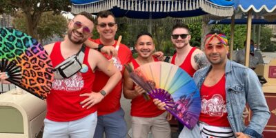 A Group of Disneyland Guests enjoying Gay Days Anaheim