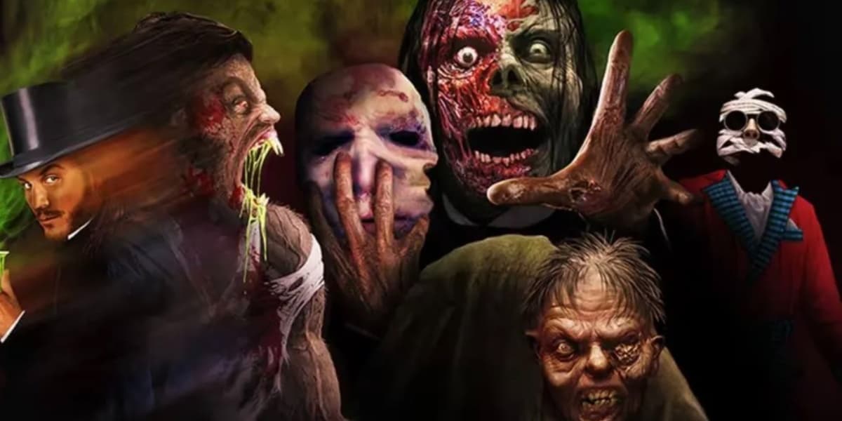 Universal Monsters: Unmasked official art for Halloween Horror Nights