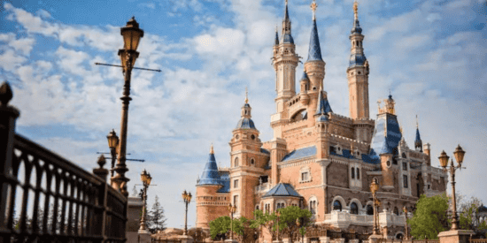 Castle setup at Shanghai Disney