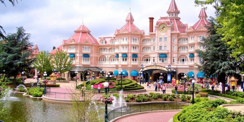 Entrance to Disneyland Park at Disneyland Resort Paris