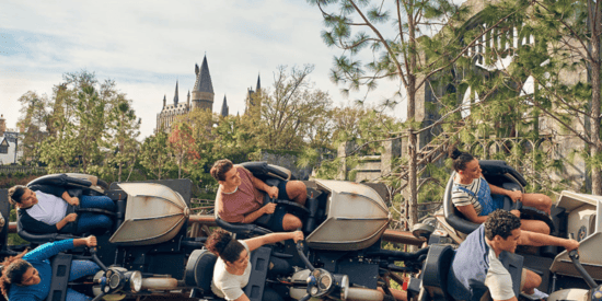 On-ride experience on Hagrid's