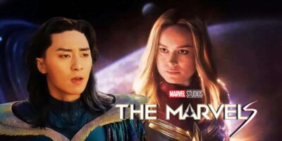 Carol Danvers and Prince Yan in 2023's 'The Marvels'