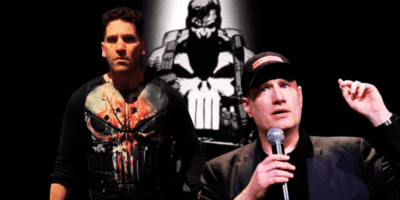 Punisher, Kevin Feige, Jon Bernthal all together.