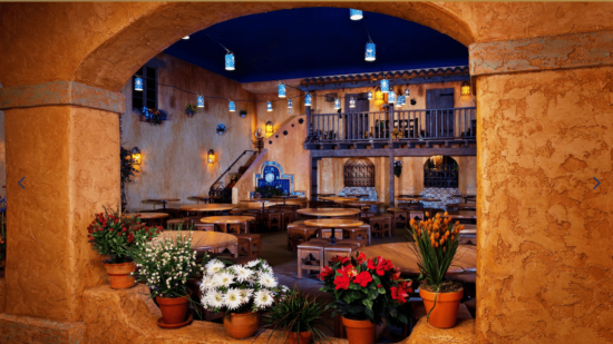 the patio of Pecos Bills Tall Tale Inn and Café