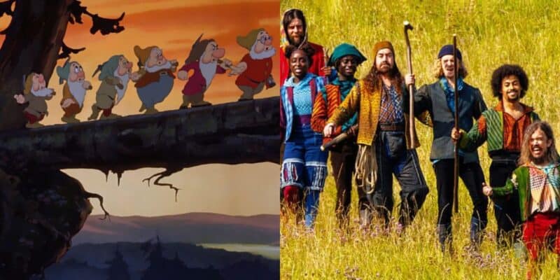 Seven Dwarfs side by side