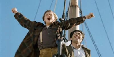 Jack saying "King of the World" in Titanic