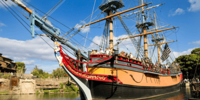 Sailing Ship Columbia, a historic Disneyland ride.