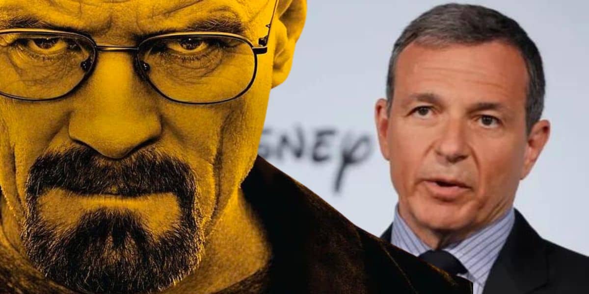 Walter White with Bob Iger