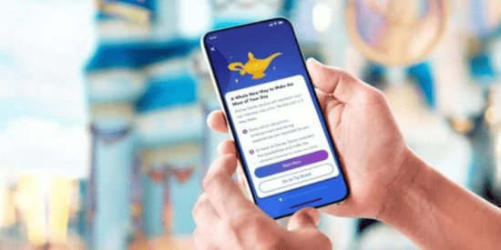 Accessing Genie+ service from smartphone