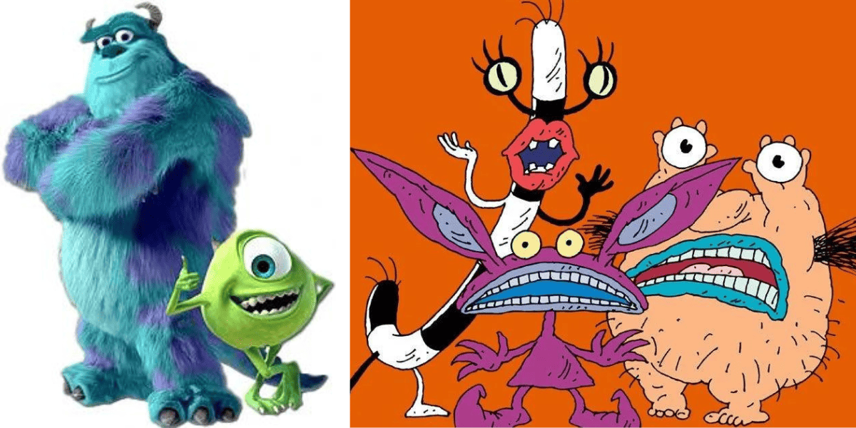 Comparison of Monsters, Inc. to Nickelodeon precursor