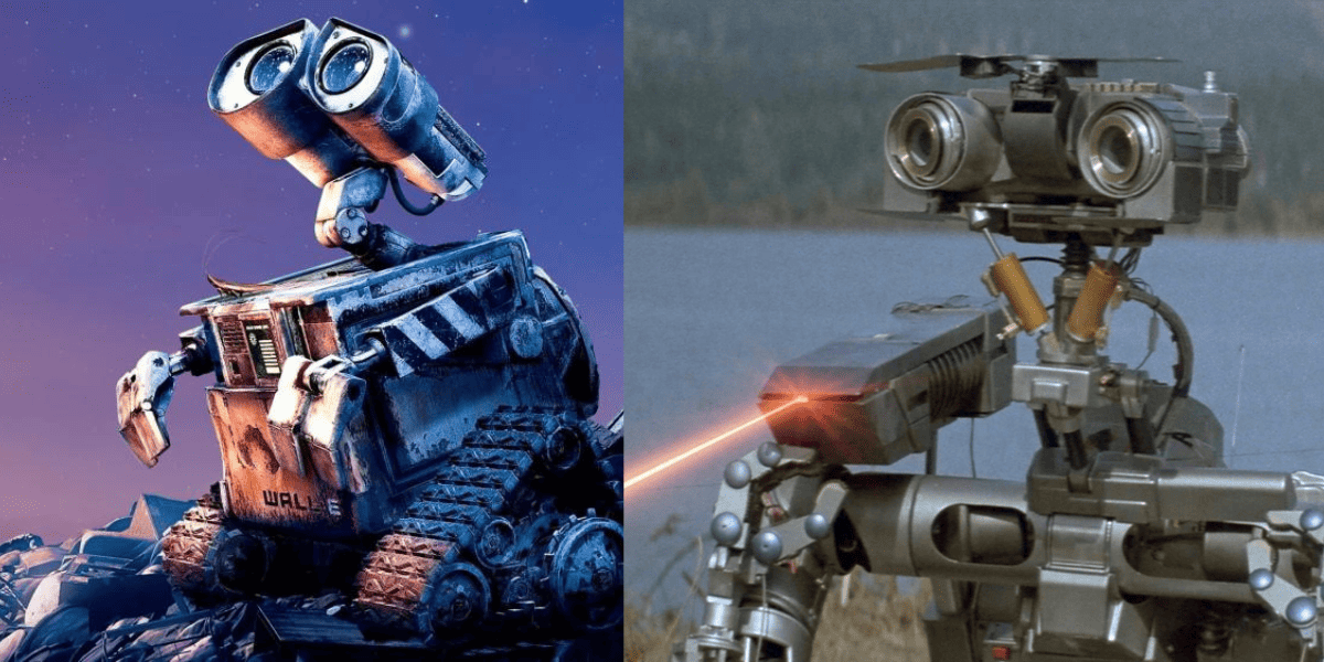 Comparison of Wall-E and Johnny 5
