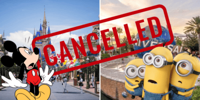 Mickey Mouse and the Minions scared at Walt Disney World Resort and Universal Orlando Resort as a theme park throws shade at them