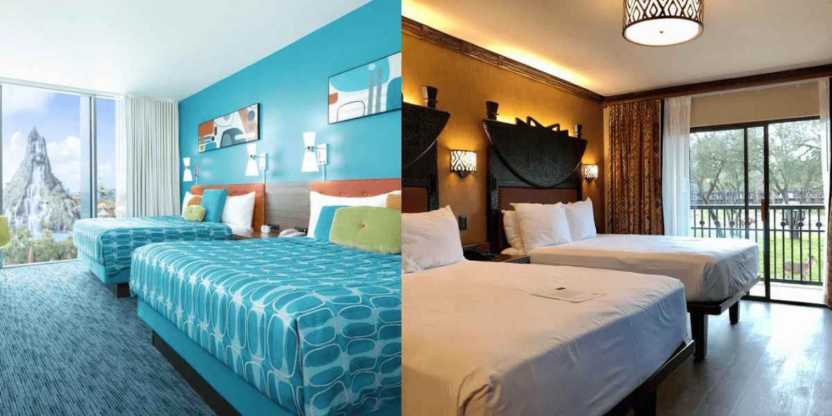 Universal Resort next to Disney's Animal Kingdom room