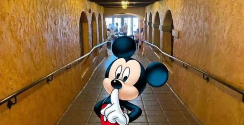 Mickey shhing