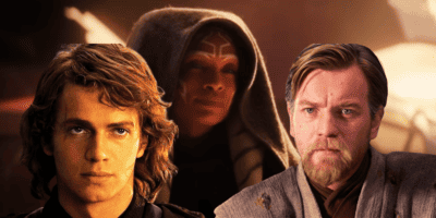 Ahsoka Tano with Anakin Skywalker and Obi-Wan Kenobi