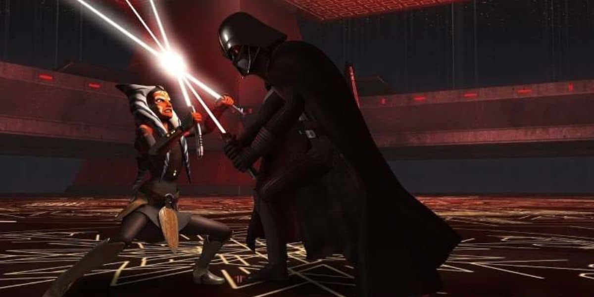 Ahsoka Tano vs Darth Vader in 'Rebels'