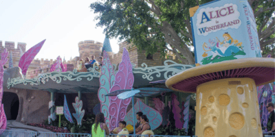 Alice in Wonderland attraction at Disneyland
