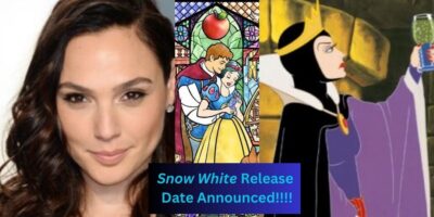 'Snow White' movie release date just announced, Gal Gadot left, animation center of snow white and prince, and evil queen cartoon right