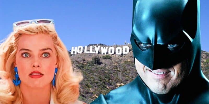 Barbie and Batman in Hollywood