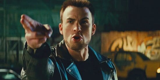 Chris Evans as Lucas Lee in Scott Pilgrim