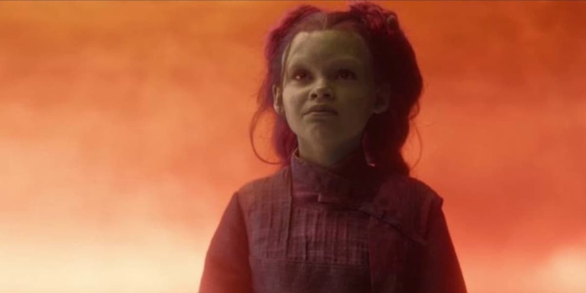 Ariana Greenblatt as Young Gamora in Avengers: Infinity War