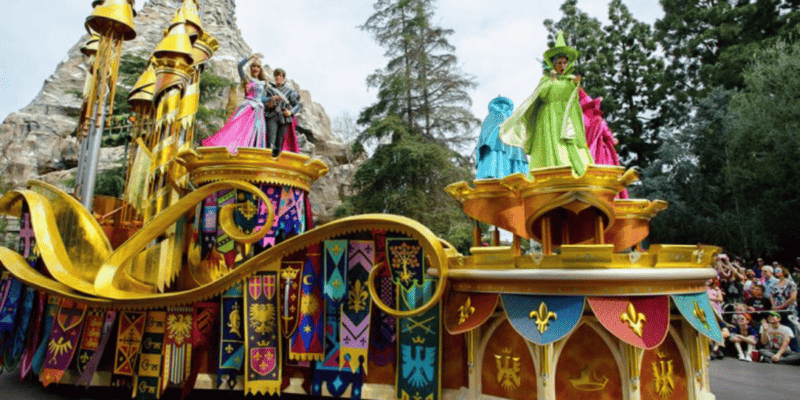 Parade scene at Disneyland