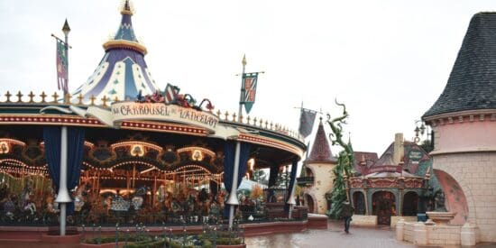 Rainy Fantasyland at Disneyland Paris
