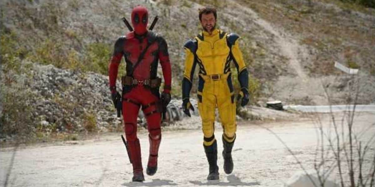 Hugh Jackman's Wolverine and Ryan Reynolds's Deadpool on the of Deadpool 3.