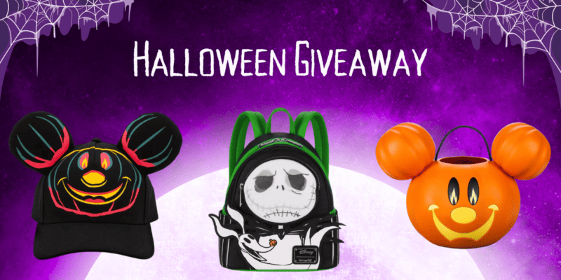 Mickey hat, The Night Before Christmas Loungefly pack, and Mickey trick-or-treat bucket