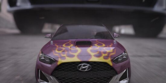 Miniature Hyundai Veloster in Ant-Man and the Wasp