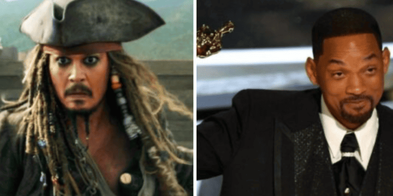 Johnny Depp (left) Will Smith (right)