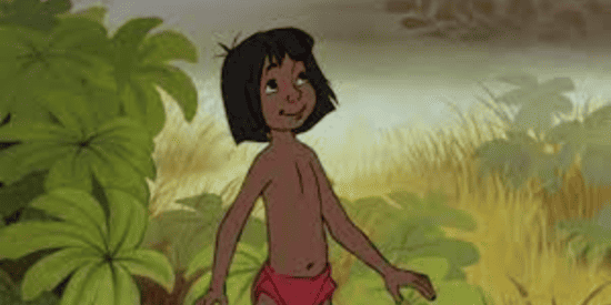 Mowgli in the Jungle Book