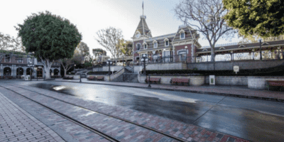 Main Street, Town Square at Disneyland
