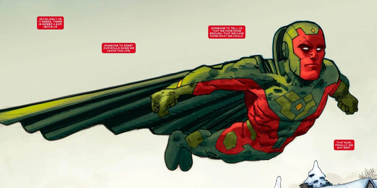 Vision in the comics