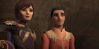 Ezra Bridger and Sabine Wren in 'Star Wars Rebels'