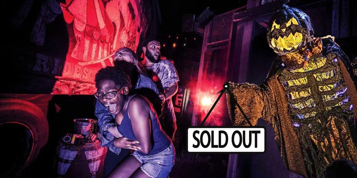 Universal Studios Florida sells out of its daytime six-house haunted house tour for Halloween Horror Nights