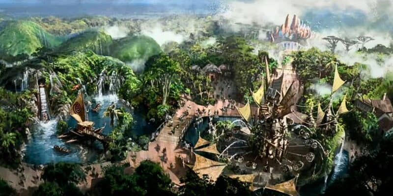 Blue Sky concept for Disney's Animal Kingdom park, with a complete retheming of DinoLand U.S.A.