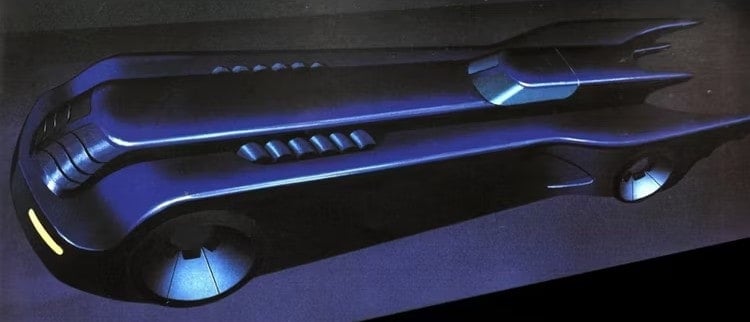 batman animated series batmobile