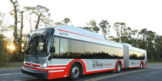 Shuttle bus at Disney World