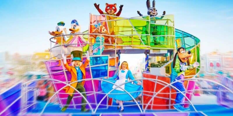 dream and shine brighter parade disneyland paris