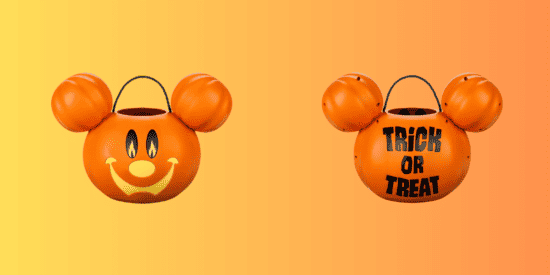 Mickey trick-or-treat candy bucket