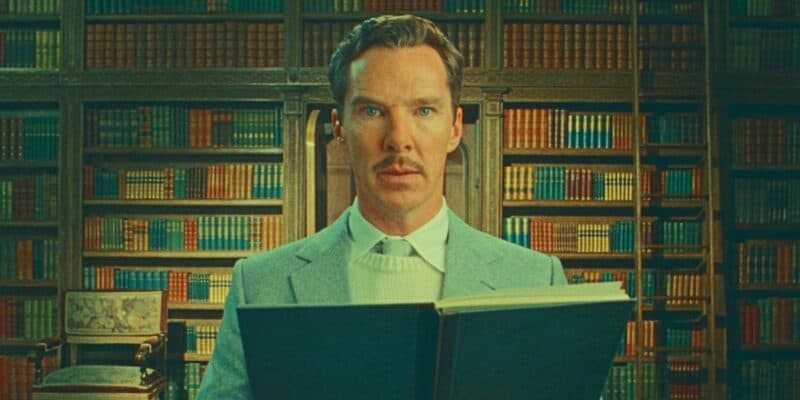 Benedict Cumberbatch in The Wonderful Story of Henry Sugar, the Wes Anderson Netflix adaptation