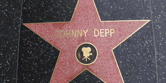 Johnny Depp's star Hollywood Boulevard 