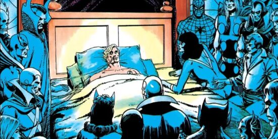 The death of Captain Marvel in Marvel Comics