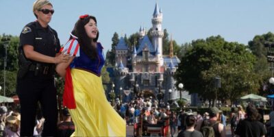 Fake snow white arrested at Disneyland
