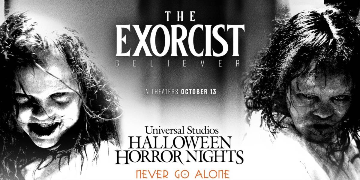 The logo for The Exorcist: Believer at Halloween Horror Nights